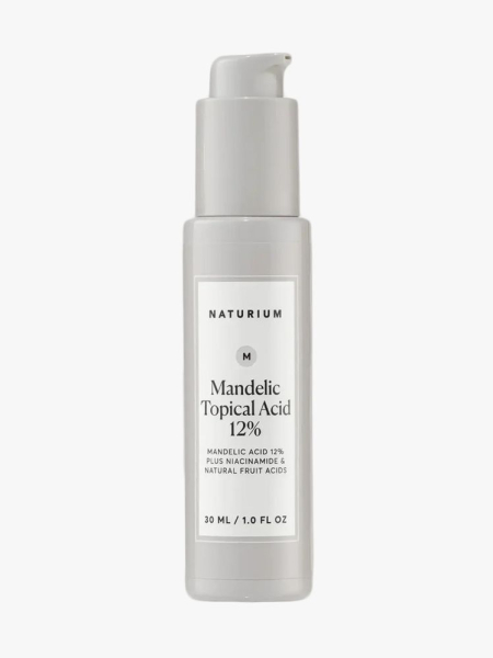 Naturium Mandelic Topical Acid 12% in branded component on a light gray background